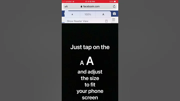 Increase or decrease the Size of Facebook on Your ...