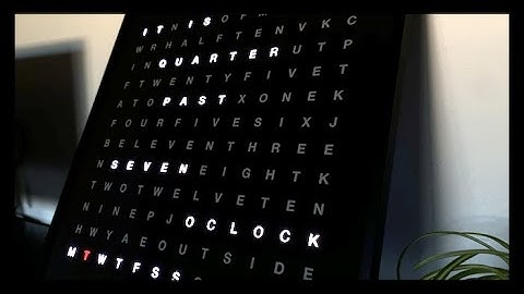 Making an LED Word Clock 💡 | IoT Raspberry Pi Project
