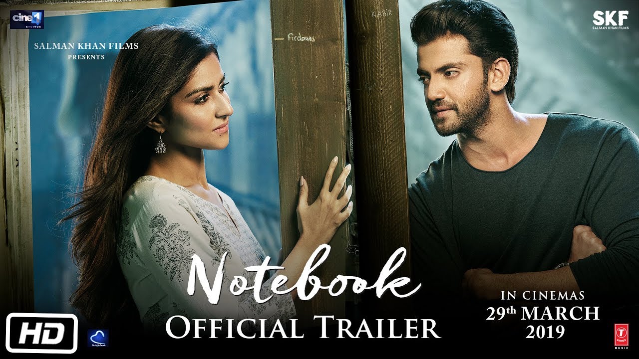 Notebook  Official Trailer  Pranutan Bahl  Zaheer Iqbal  Nitin Kakar  29th Mar 2019