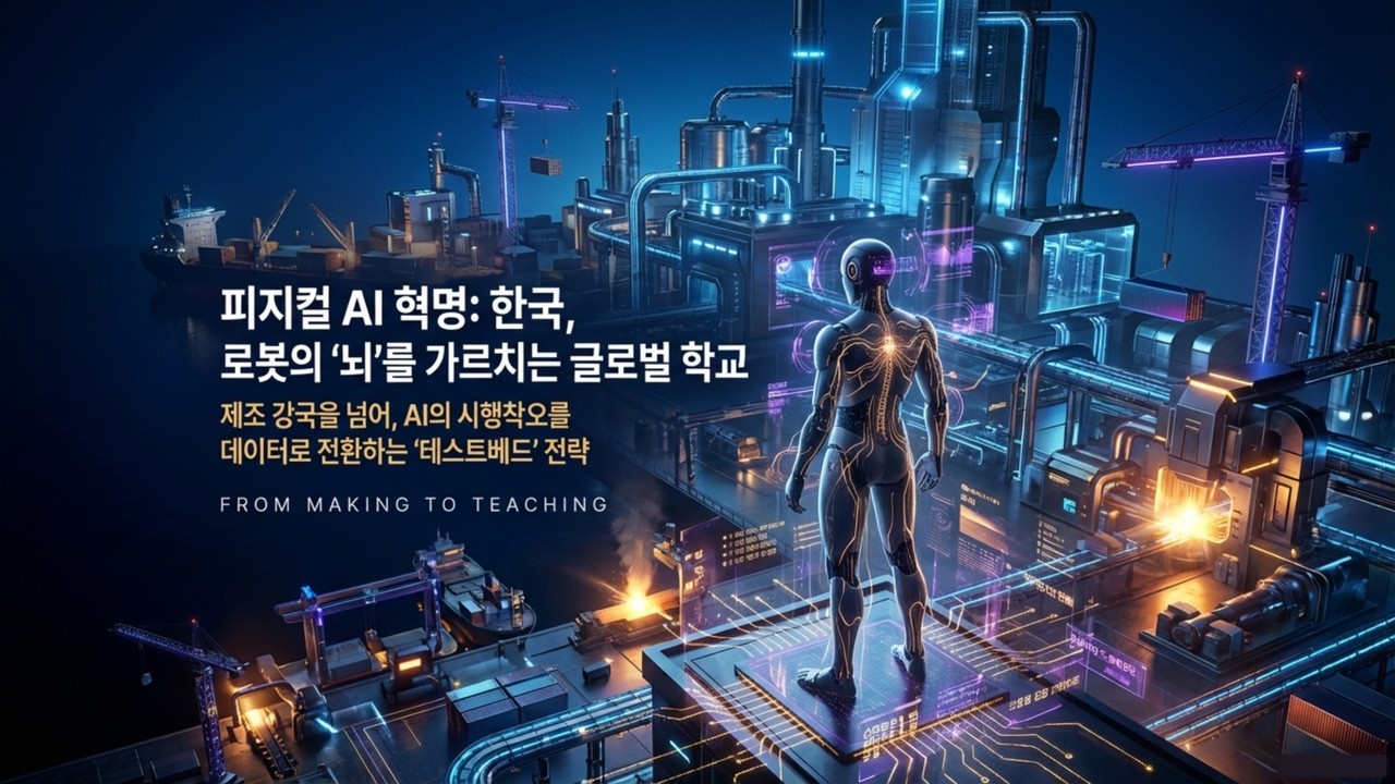 [Physical AI] 피지컬 AI는 한국에서 완성된다 | 피지컬 AI 혁명의 서막: 제조 강국에서 로봇 교육의 글로벌 허브로의 전환