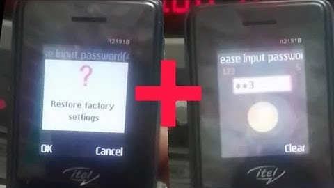 itel it.2191b reset cod. itel 2191factory reset/button phone reset/password reset/phone input lock