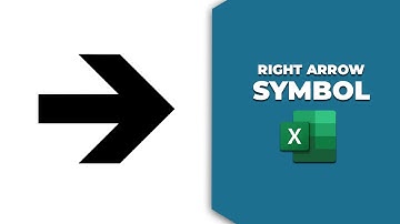 How to insert right arrow symbol in excel