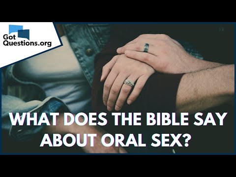 What does the Bible say about oral sex?