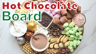 How to Make a Hot Chocolate Board