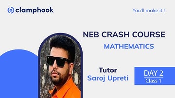 NEB Crash Course | Day 2| Class 1| Mathematics | Inverse Circular Functions | Saroj Upreti