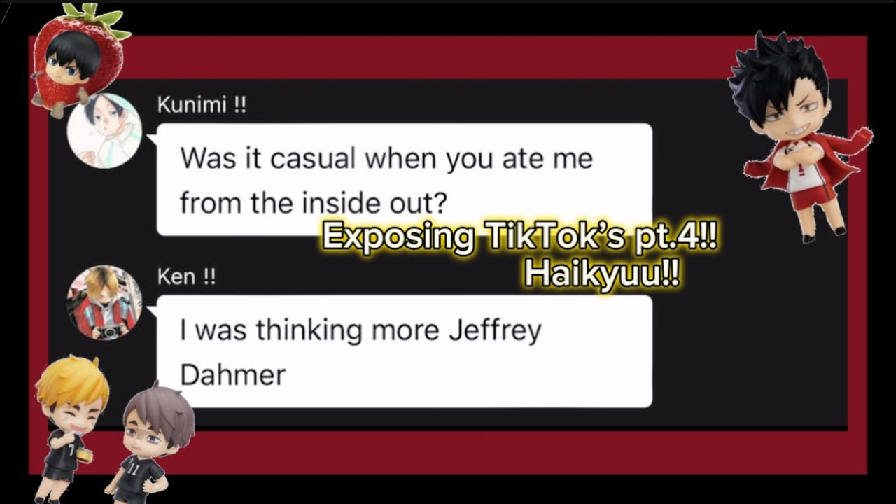 Exposing TikTok’s pt.4!! 😎// haikyuu!! //ships //angst //check description 💗