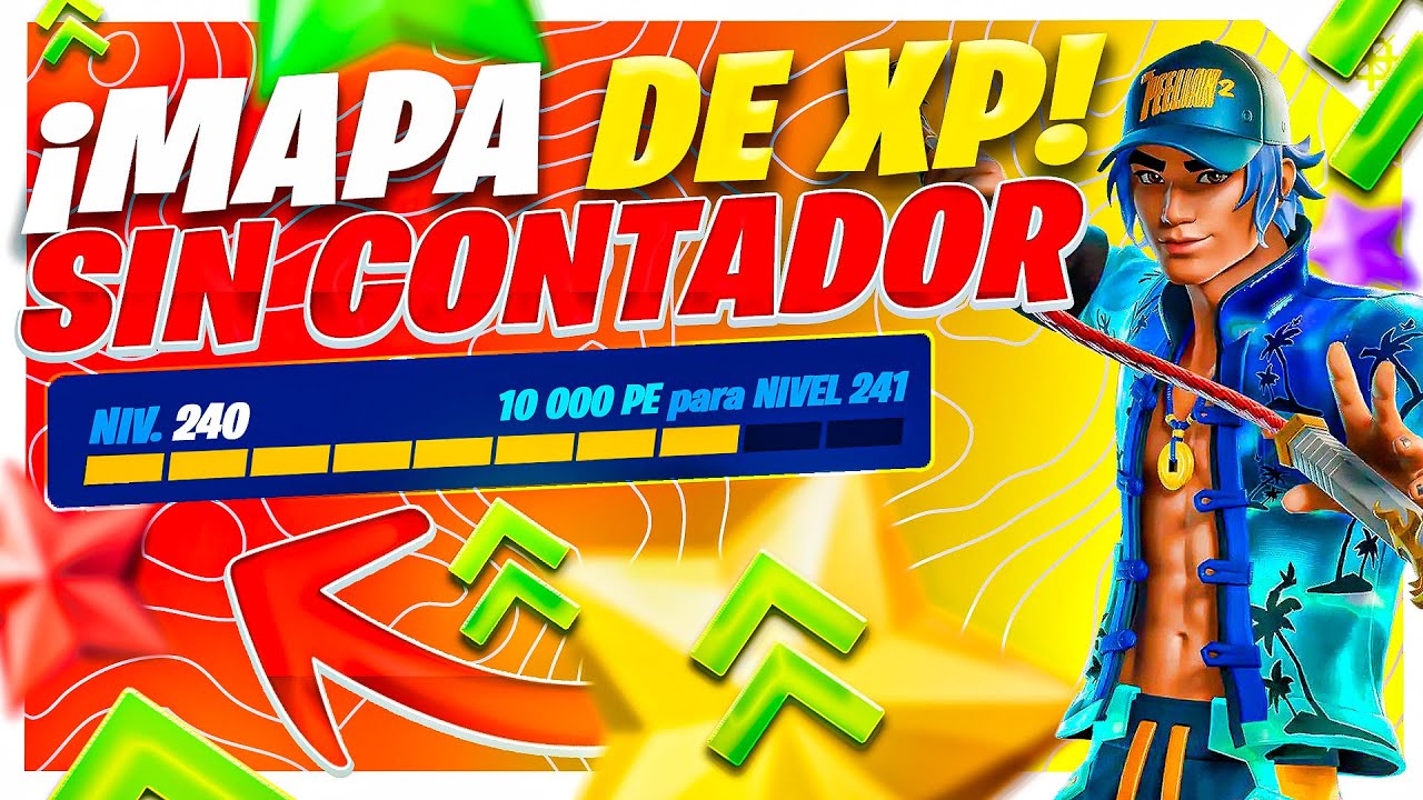 "MAPA de XP SIN CONTADOR" Como SUBIR RAPIDO de NIVEL en Fortnite Temporada 1 CAPITULO 7 / MAPAS XP!
