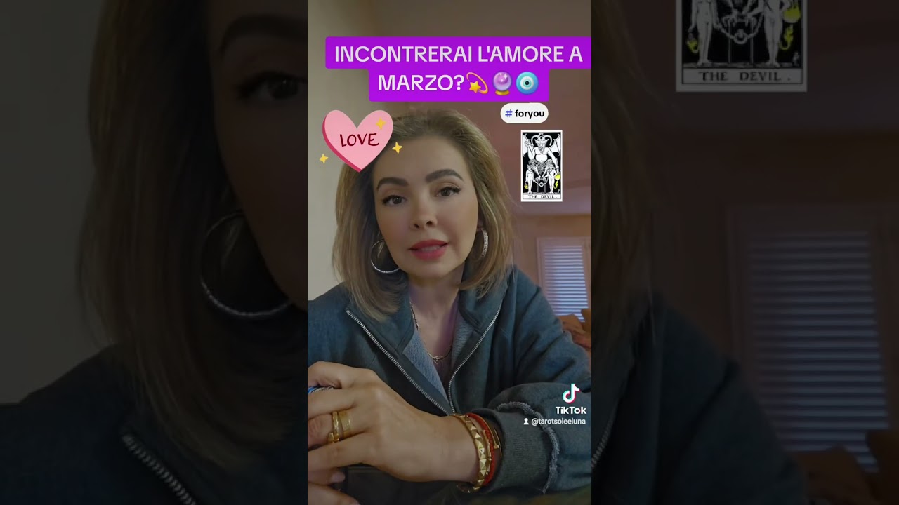 INCONTRERAI L'AMORE A MARZO❓️🍀🔆🔮❤️🧿💫