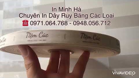 In Dây Vải Cotton Kem, Mác Coton Kem Cổ Áo, In Tem Mác Quần Áo Giá Rẻ - IN MINH HÀ - 0971.064.768