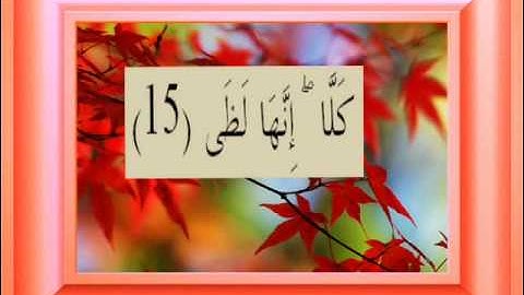 القران الكريم سورة المعارج الأية 15.wmv
