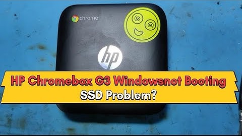 Hp Chromebox G3 Mini PC Windows Not Booting || Windows issue And SSD Problem #hp #minipc