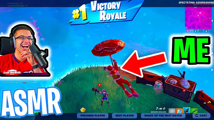 ASMR Fortnite Win with Nick Eh 30 in Delulu Mode! 🎮🎧 Controller Sounds + Whispering 😴💤 thumbnail