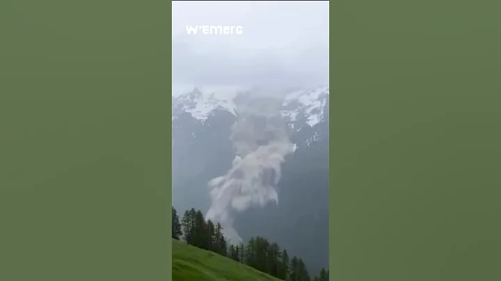 #Switzerland: Village Partially Destroyed by Glacier Landslide. #Blatten #Glacier #Landslide