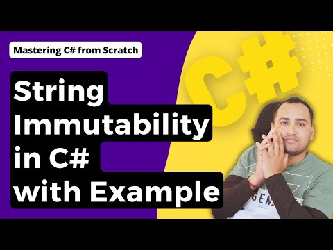 Understanding String Immutability in C# |  C# Tutorial for Beginners