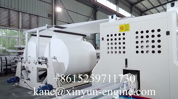 Fully automatic facial tissue paper making machine with auto transfer unit