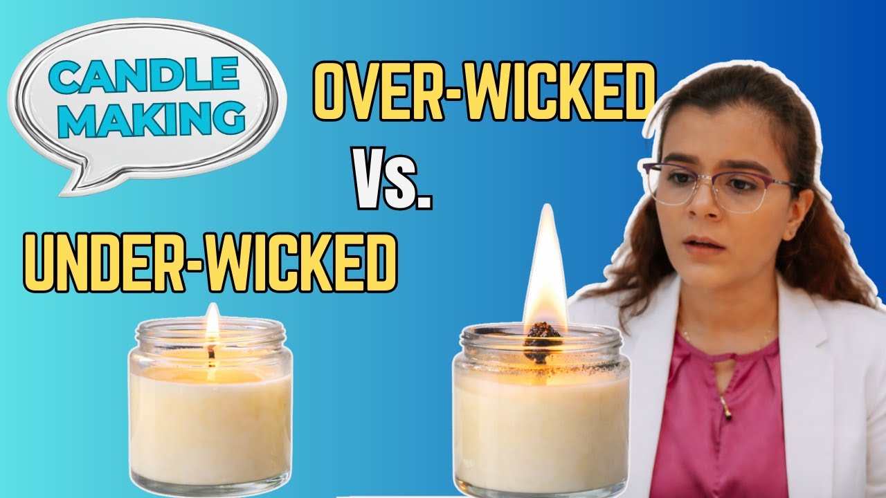 Candle Makers: How to Tell If Your Candle Is Under-Wicked or Over-Wicked | Candle Making Science