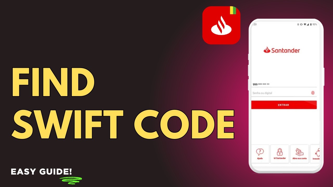 How to Find Santander Brasil SWIFT Code - YouTube