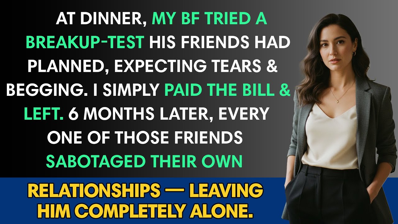 At Dinner, My BF Tried A Breakup-Test His Friends Had Planned, Expecting Tears & Begging...