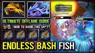 ULTIMATE OFFLANE GUIDE SLARDAR WITH MOON SHARD ITEM BUILD 100% ENDLESS BASH ATTACK 7.41a Dota 2
