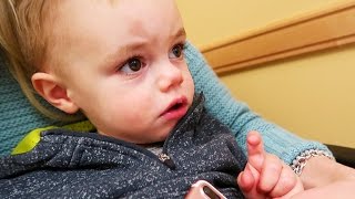 Testing Baby Calvin For Diabetes