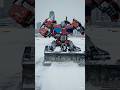 These robots transformed to help New York with the snowstorm blizzard. Mechs assembled 