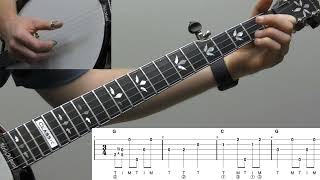 All The Good Times Are Past And Gone (Backup) | Beginner Bluegrass Banjo Lesson With Tab