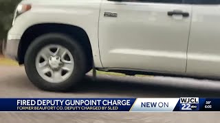 Fired county deputy charged