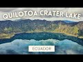 Walking around Quilotoa Crater Lake | Top Hike in Ecuador