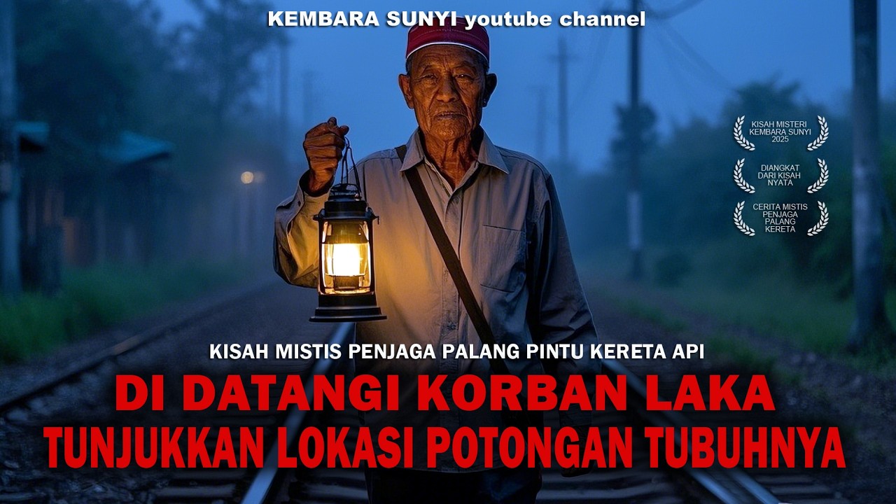 SERING DI TEMUI ARWAH KORBAN DAN DI KASI PETUNJUK‼️KISAH MISTIS MBAH MAD, PENJAGA PERLINTASAN KERETA