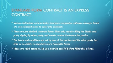 Contracts mode of formation/ EXPRESS CONTRACT #IMPLIED CONTRACT #QUASI CONTRACTS