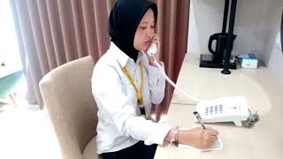 Handling a Housekeeping Request: From Telephone Call to Guest Room Delivery