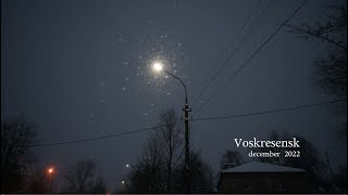 Voskresensk december 2022 4K footage