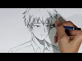 How to Draw Anime Handsome Boy | Easy Step