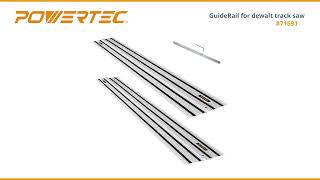 Track Saw Guide Rail for DeWalt Track Saws, Setting Track Saw Guide Rail #woodworking #oem