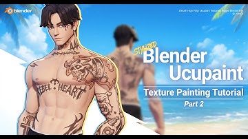 Stylized Male Base Body | blender × Ucupaint Texture Painting Tutorial(Part 2)贴图绘制教程/맵핑 튜토리얼/チュートリアル