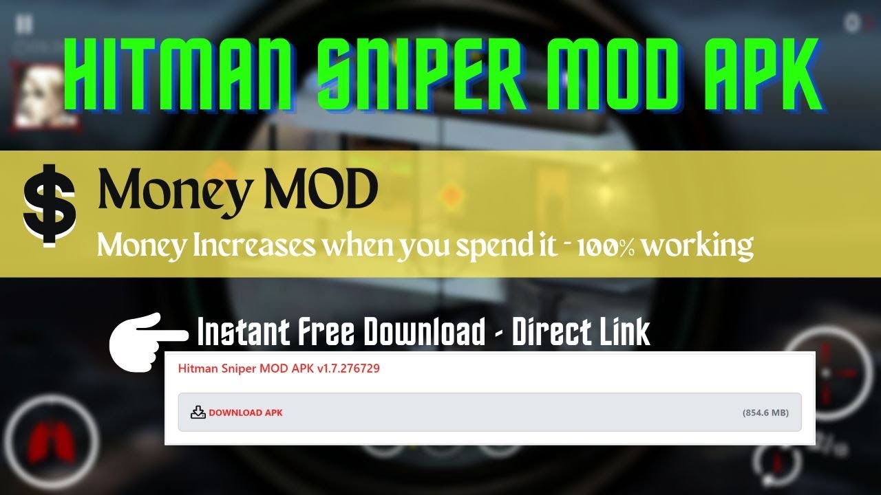 🎉Hitman Sniper MOD APK - 🤑Money MOD  - 💯Working - RedModAPK.com