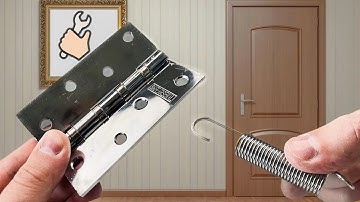 🔥 🔥 You will thank me for the rest of your life! Place a spring in the door hinge