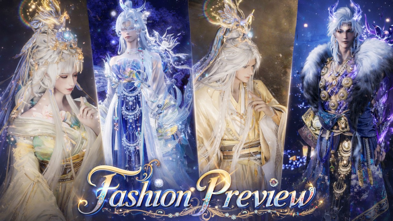 Fashion Preview - New 2 Core Outfit / Hairstyle Accessory Where Winds Meet CN 莲舟渡幽罗, 青鸾鸣瑶音 27 Feb 26