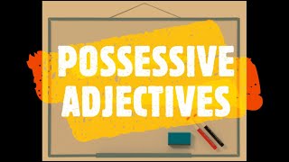 Learn Turkish Lesson 11 - Possessive Adjectives (Sahiplik Sıfatları)