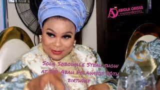 Hot Dancing Steps Of Sola Sobowale, Yemi Solade, Alli Baba At Sisis Abbah At 80