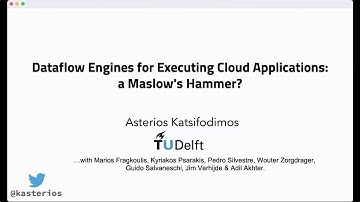 [REBLS] Dataflow Engines for Executing Cloud Applications: a Maslow