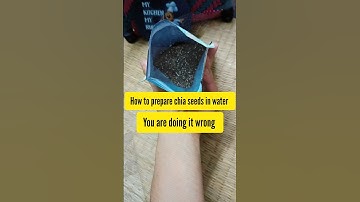 Waarom je chiazaadwater niet werkt (hoe je het kunt oplossen!) Hoe je chiazaad in water kunt bere...