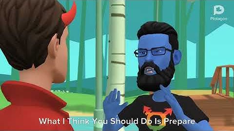 Dark Manbuddy Tries To Beat Up James Plotagon/Countered/Grounded