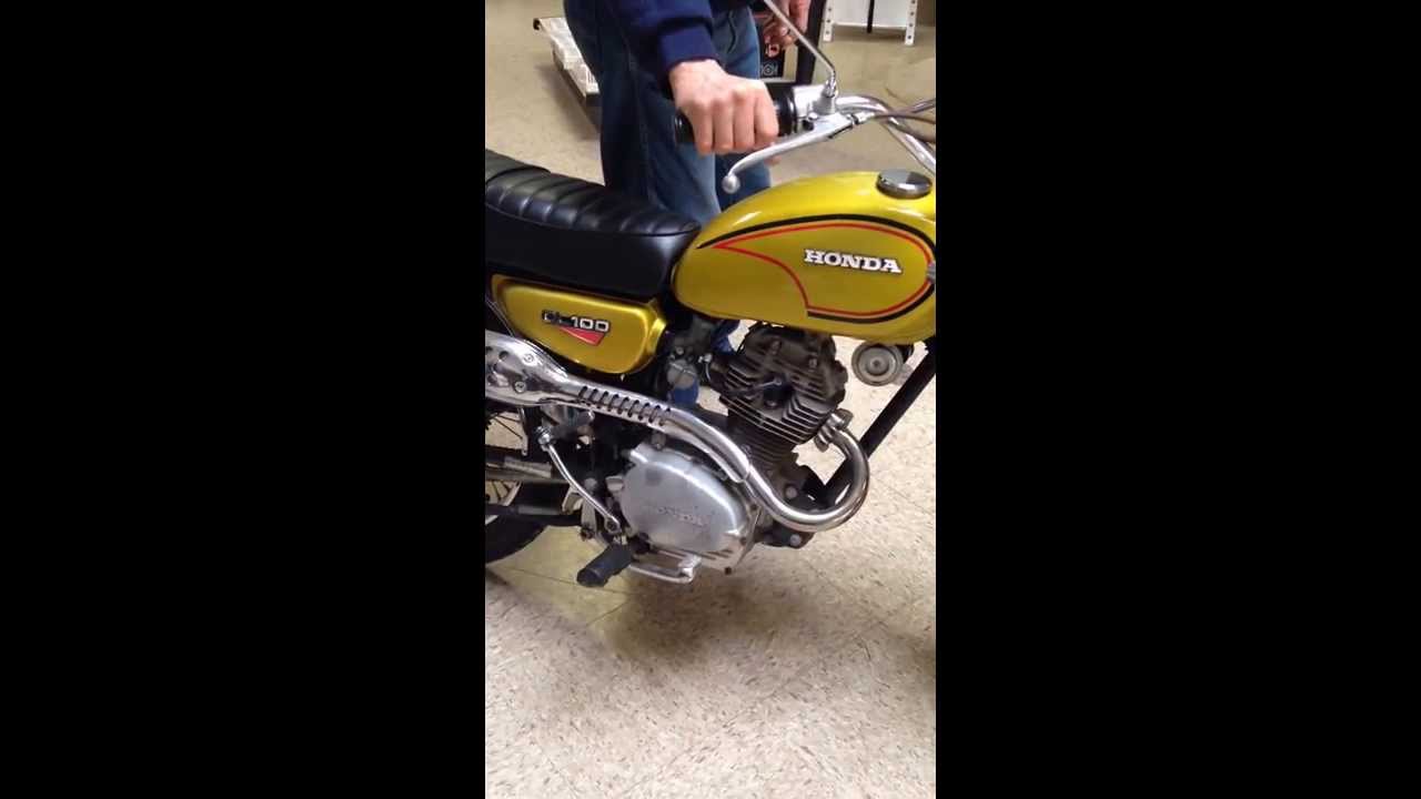 1972 Honda CL100 YouTube
