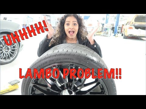 Flat Tire on My Lamborghini SV Roadster:  WHY IS THIS SO HARD TO FIX?