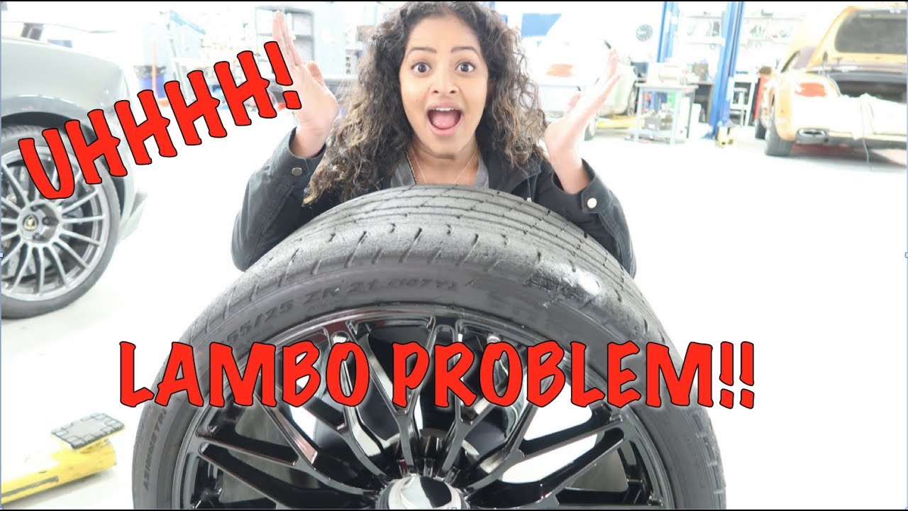 Flat Tire On My Lamborghini Sv Roadster:  Why Is This So Hard To Fix?