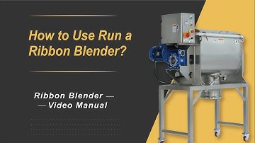 How to Use a Ribbon Blender?