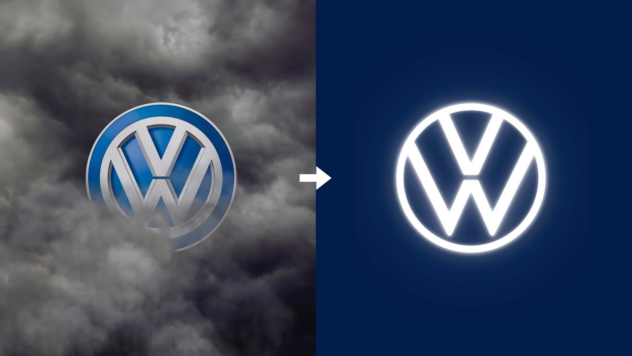 Nuevo LOGO de VOLKSWAGEN ? Análisis del rediseño - YouTube