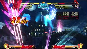 MvC3: Felicia 681k Level 1 Combo