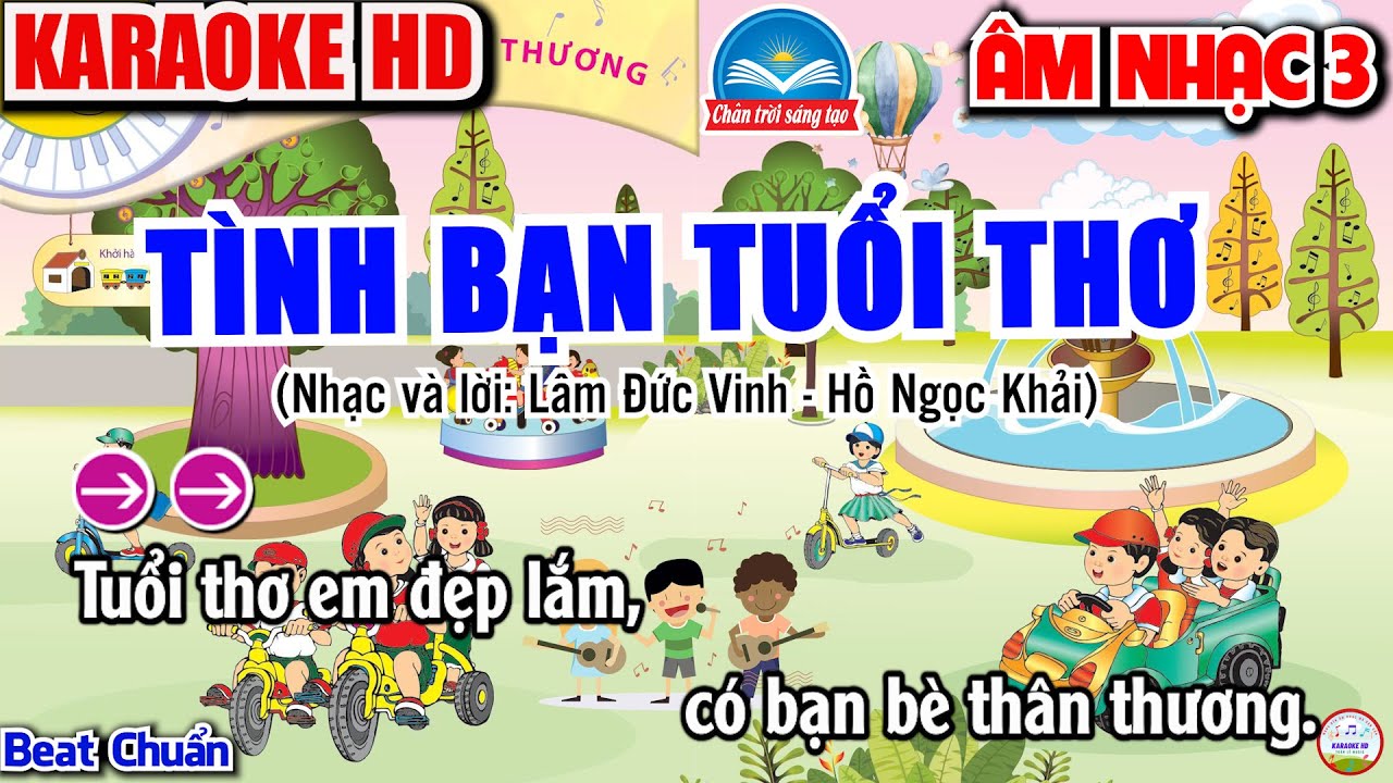 Karaoke Tình Bạn Tuổi Thơ | Chủ Đề 3 - Bạn Bè Thân... - youtube